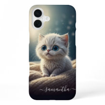 Fantasía aburre a un bebé gato gatito personalizad