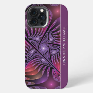 Funda Para iPhone 13 Pro Max Fantasía colorida Resumen de arte fractal moderno