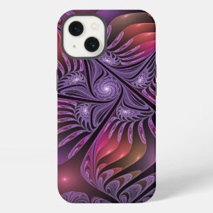Fantasía colorida Resumen Trippy Purple Fractal