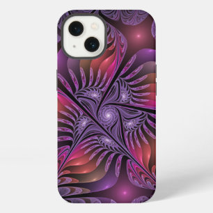 Fantasía colorida Resumen Trippy Purple Fractal