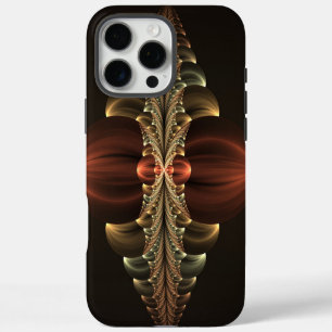 Funda Para iPhone 16 Pro Max Fantasía Construcción Brillante Resumen Arte Fract