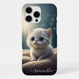 Funda Para iPhone 16 Pro Max Fantasía Gatito Bebé Lindo Amante de Gatos Persona