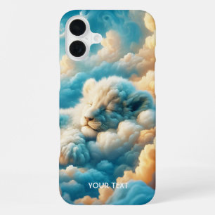 Funda Para iPhone 16 Plus Fantasía Nubes Cute Bebé León