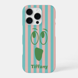 Funda Para iPhone 16 Pro Fantasma Amistoso Estriado