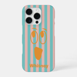 Funda Para iPhone 16 Pro Fantasma de rayas trendy