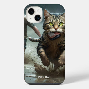 Funda Para iPhone 14 Plus Fantasy Cute Cat Wallet Boy