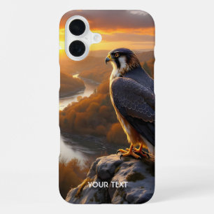 Funda Para iPhone 16 Plus Fantasy Cute Falcon Sunset Fall