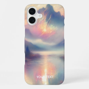 Funda Para iPhone 16 Plus Fantasy Cute Pastel Pearl Watercolor
