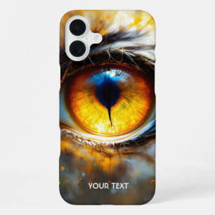 Funda Para iPhone 16 Plus Fantasy Cute Tiger Naranja Ojo