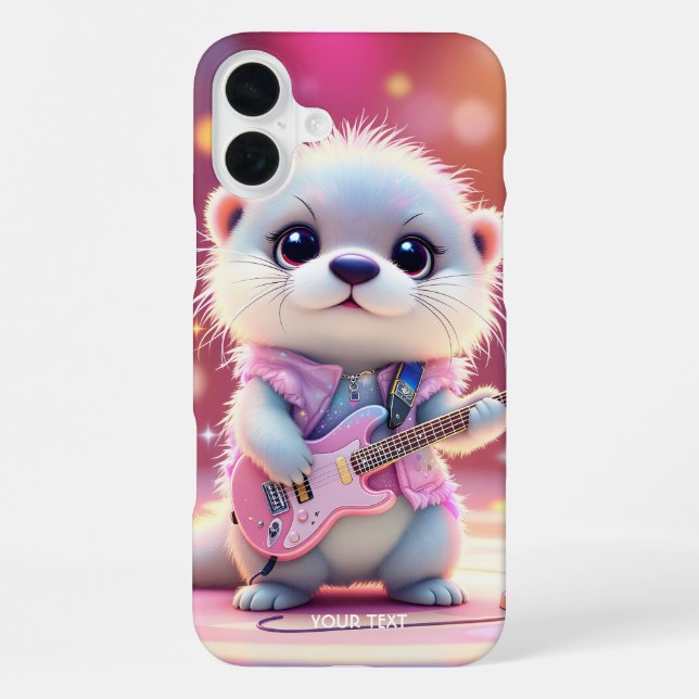 Funda Para iPhone Fantasy Estrella Pop de Nutria Adorable  (Reverso )
