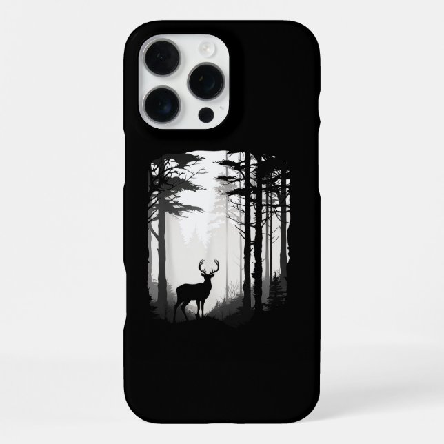 Funda Para iPhone Fauna del bosque de ciervos (Reverso )