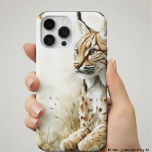 Funda Para iPhone 16 Pro Max Fauna silvestre lince de bosque natural