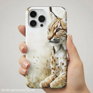 Funda Para iPhone 16 Pro Max Fauna silvestre lince de bosque natural