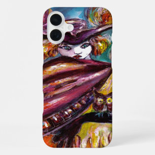 Funda Para iPhone 16 Plus FAUST / Máscara Misteriosa con Tricornio y Búho