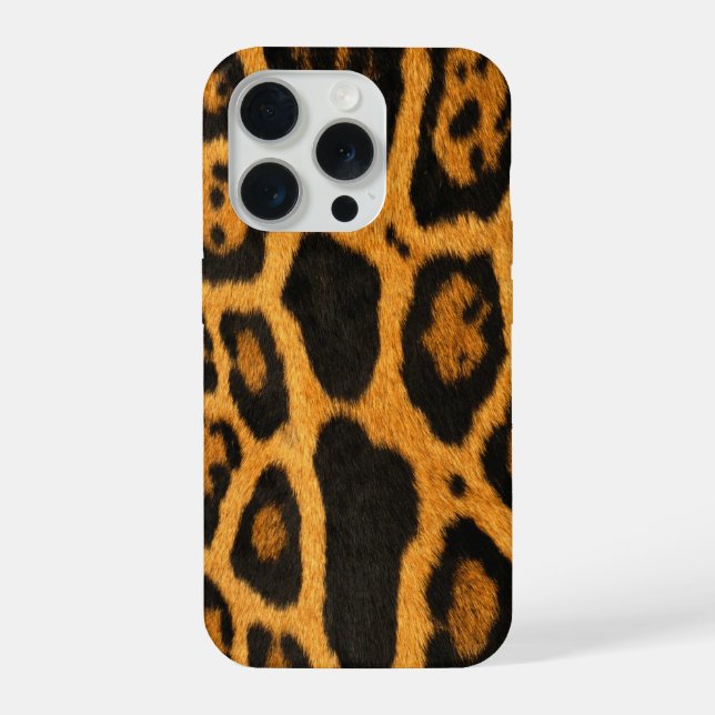 Funda Para iPhone Faux Ocelot Skin (Reverso )
