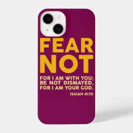 Funda Para iPhone 14 Fear not, for I am with you