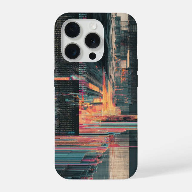 Funda Para iPhone Feelings Liability Phone Case AI Glitch Financial  (Reverso )