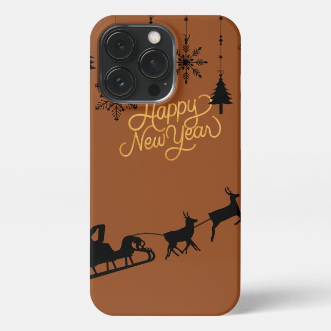 Funda Para iPhone Feliz Año Nuevo (Reverso)