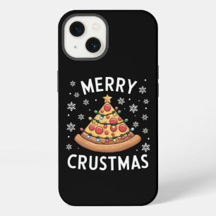 Feliz Crustmas Pizza Árbol de Navidad Regalos de N