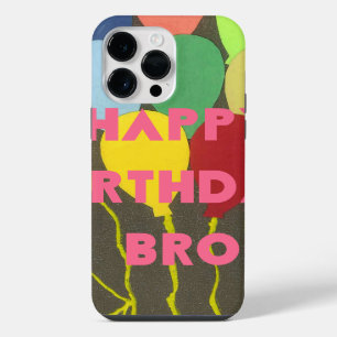 Funda Para iPhone 14 Pro Max Feliz Cumpleaños Hermano