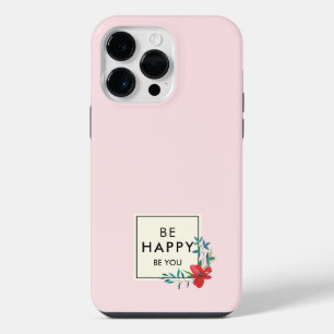 Funda Para iPhone 14 Pro Max Feliz Cute Floral Delicado Arte de Flor de Amapola