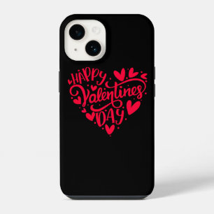 Funda Para iPhone 14 Feliz día de San Valentín Corazón Forma de Valentí