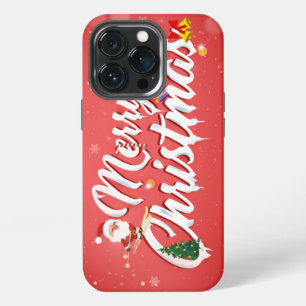 Funda Para iPhone 13 Pro Feliz Navidad