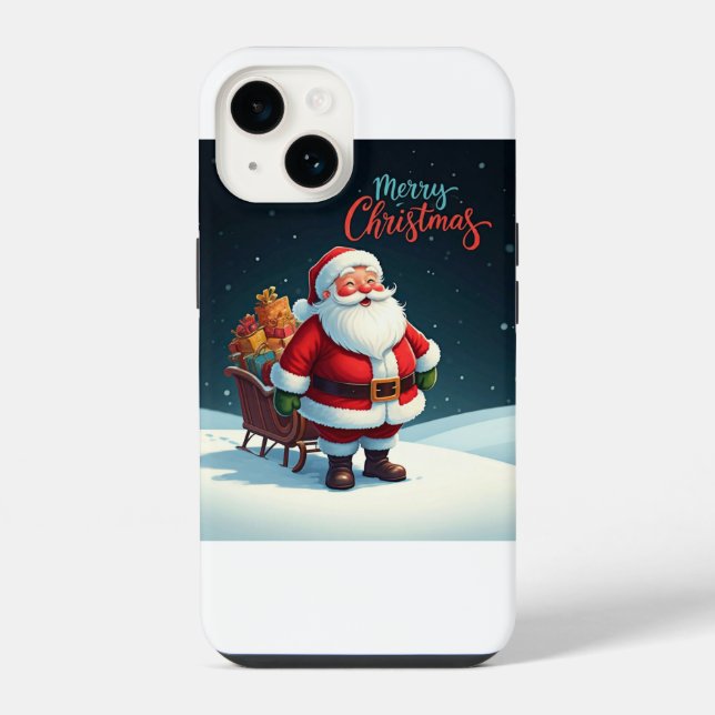 Funda Para iPhone Feliz Navidad (Reverso )