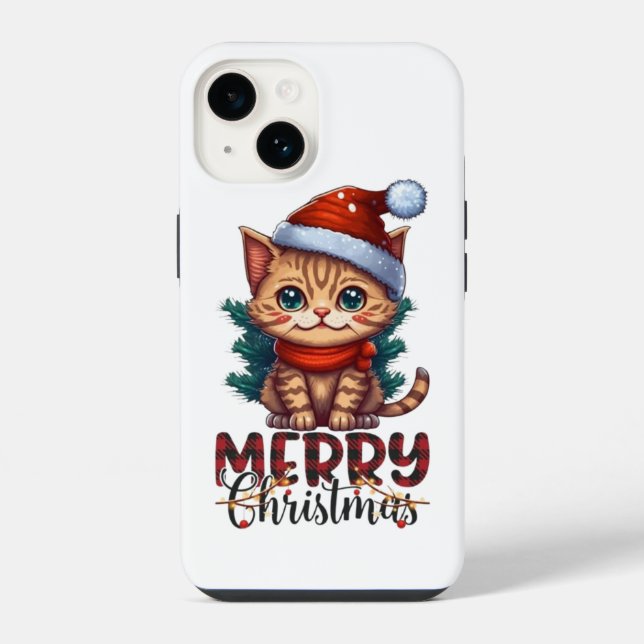 Funda Para iPhone Feliz Navidad (Reverso )
