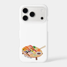 Funda para iPhone Feliz Plato de Sushi Lindo