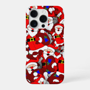 Funda Para iPhone 16 Pro Feliz Santa
