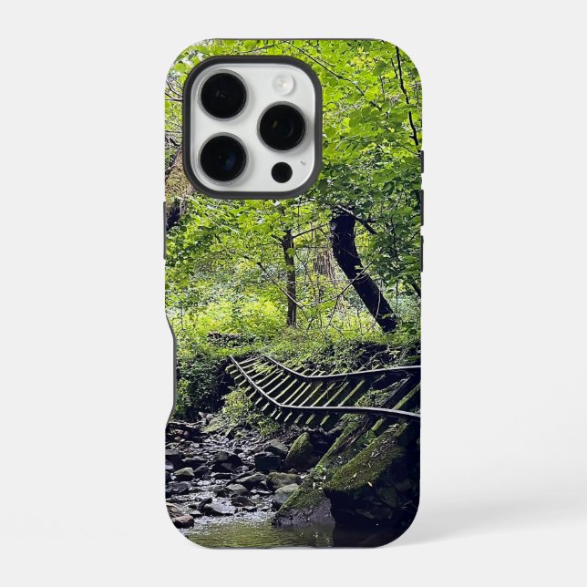 Funda Para iPhone Ferrocarril abandonado (Reverso )