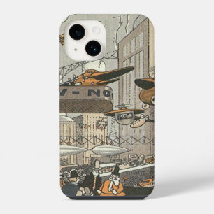 Funda Para iPhone 14 Ficción científica urbana vintage París, Punk de v
