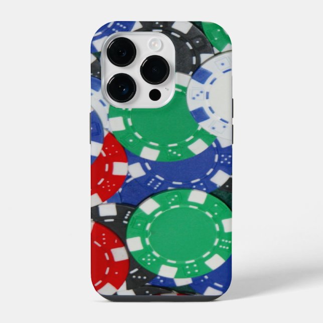 Funda Para iPhone fichas de juego (Reverso )