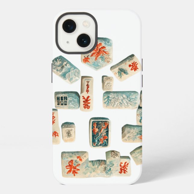Funda Para iPhone Fichas de Mahjong (Reverso )