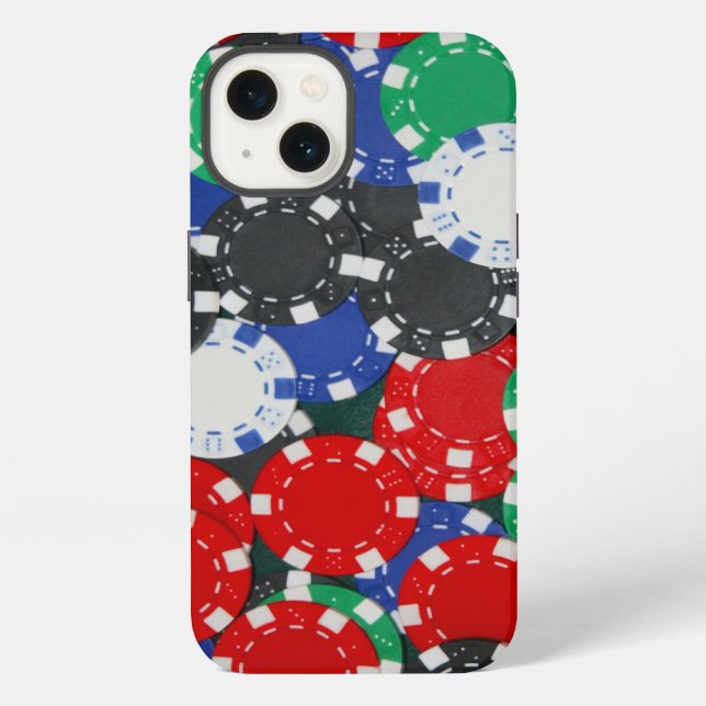 Funda Para iPhone fichas de póquer (Reverso )