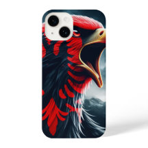 Fierce albanés Eagle iPhone 14 Funda