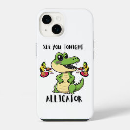 Funda Para iPhone 14 Fiesta de Animales Caimán