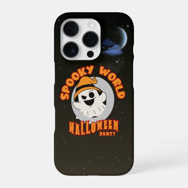 Funda Para iPhone Fiesta de Halloween de Spooky World | (Reverso)