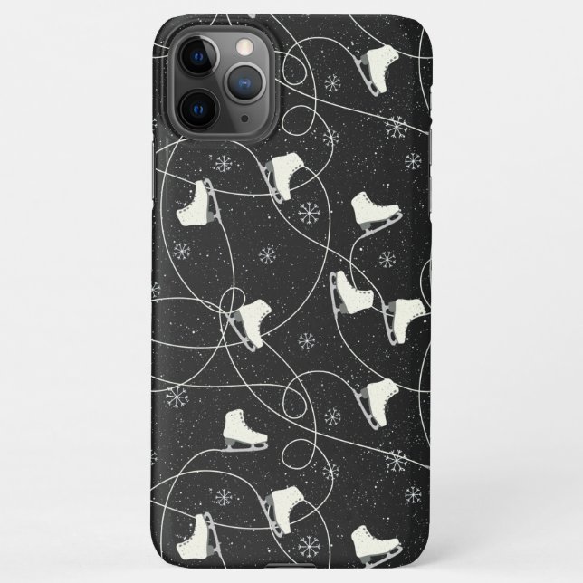 Funda Para iPhone Figura Patina en gris oscuro (Reverso)