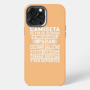 Funda Para iPhone 13 Pro Max Fin de semana de cocina de galletas