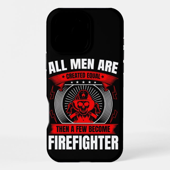 Funda Para iPhone Firefighter apoya el tee de igualdad (Reverso )