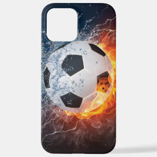 Funda Para iPhone 12 Pro Max Flamante Cojín decorativo de fútbol/baloncesto de