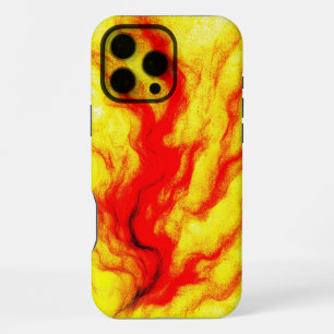 Funda Para iPhone 16 Pro Max Flame Flow – Fuego Abstracto Inspirado
