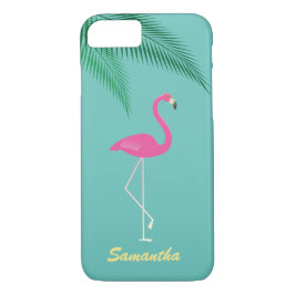 Funda para iPhone Flamingo rosa 7 - turquesa
