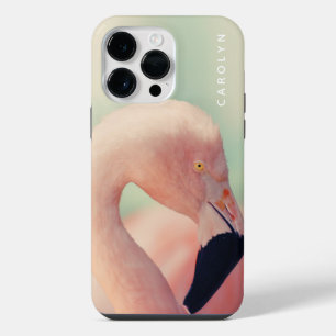 Funda Para iPhone 14 Pro Max Flamingo Rosado Verano Tropical Florida