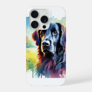 Flat Coated Retriever 030924AREF137 - Watercolor