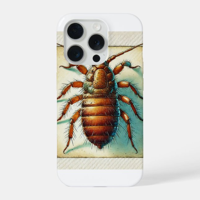 Funda Para iPhone Flea Siphonaptera 020924IREF241 - Watercolor (Reverso )