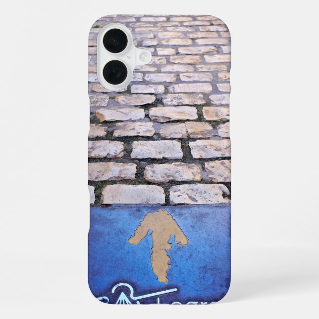 Funda Para iPhone Flecha amarilla (Reverso )