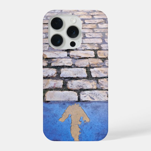 Funda Para iPhone Flecha amarilla (Reverso )